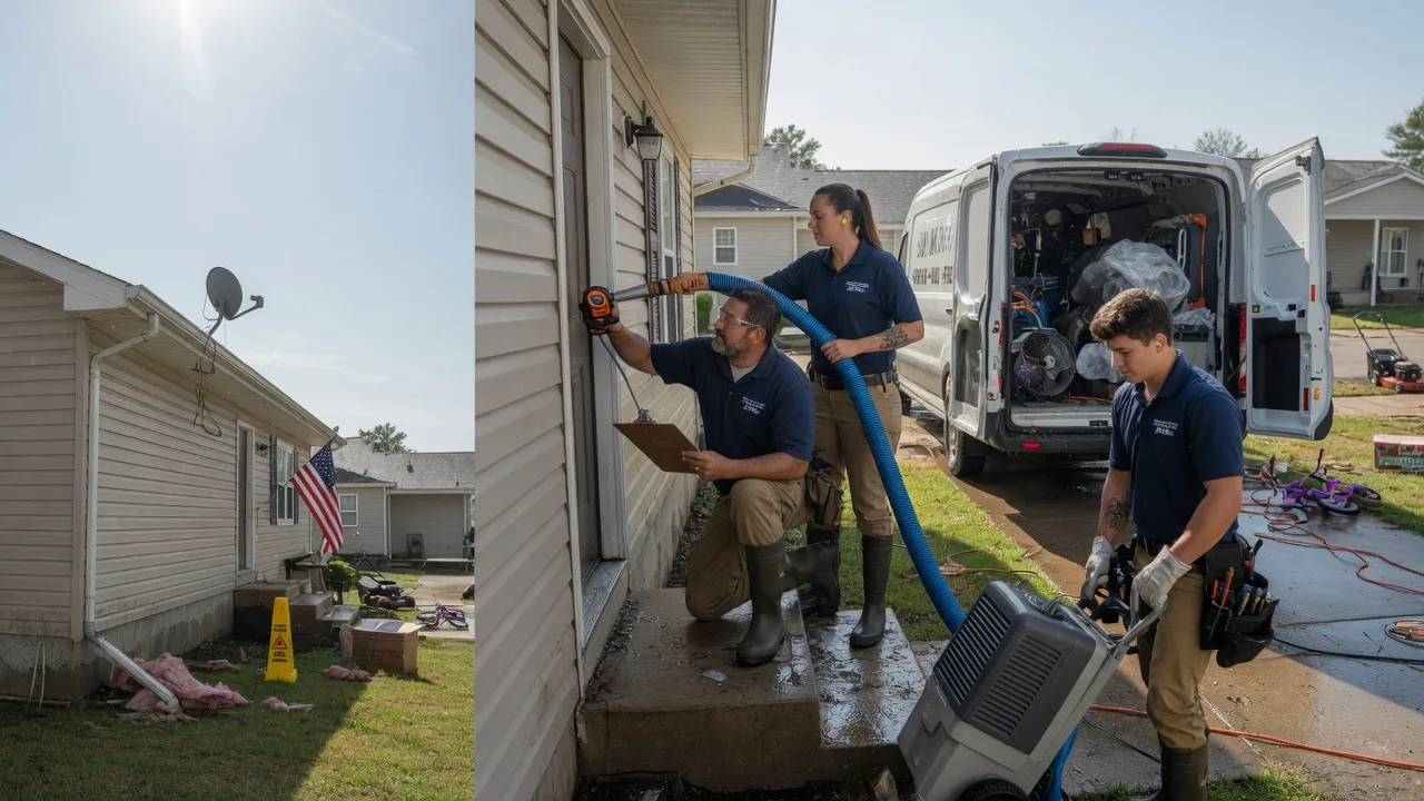 Ceiling Water Damage Restoration in Plain City, OH near me